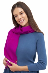 Schal Uni (Fuchsie)