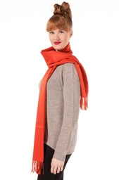 Schal Uni (Orange)