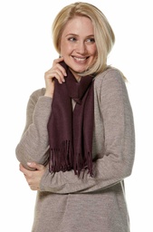 Schal Uni (Aubergine)