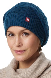 Beret Mütze Biesen (Dunkelblau)