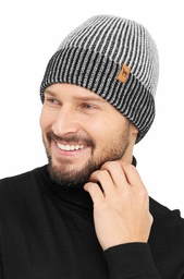 Mütze Marino (Silber-schwarz)