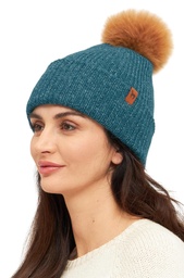 Mütze Paca mit Bommel (Blau)