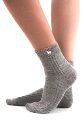 Wohlfühl-Socken (36-38, Grau)