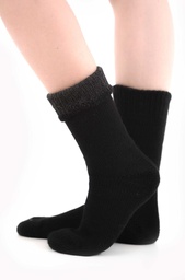 Doppel Wendesocken (36-38, Schwarz)