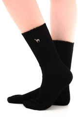 Soft-Socken (45-47, Schwarz)