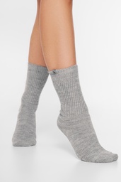 Soft-Socken (45-47, Silbergrau)