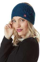 Damen Stirnband Rosetta (Petrol)
