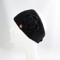 Damen Stirnband Rosetta (Schwarz)