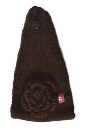 Damen Stirnband Rosetta (Braun)