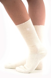 Soft-Socken (36-38, Natur-Weiß)