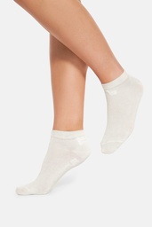 Uni Sneaker-Socken Premium (36-38, Natur-Weiß)