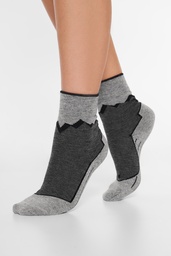 Premium Alpaka Wandersocken (36-38, Anthrazit)