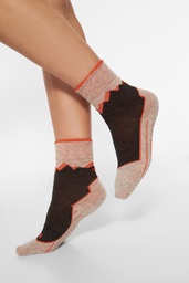 Premium Alpaka Wandersocken (36-38, Sand)